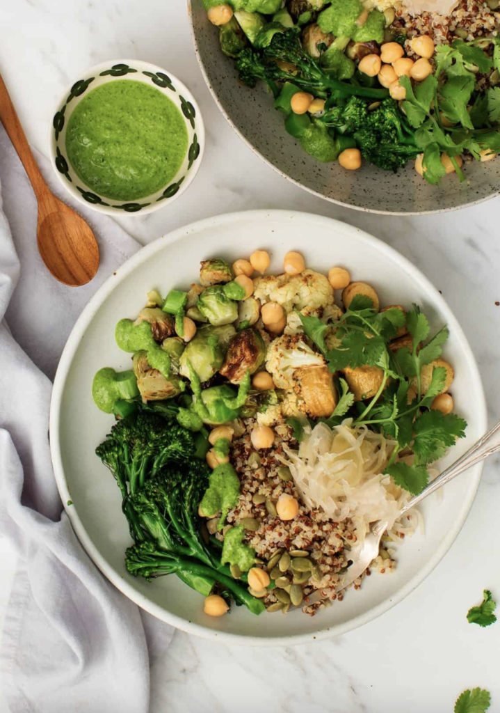 Plant based diet - Roasted veggie grain bowl